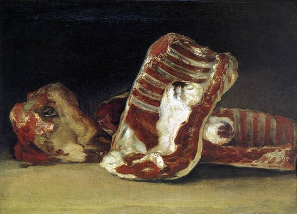 goya:still-life-of-sheep-s-ribs-and-head-the-butcher-s-conter-1812