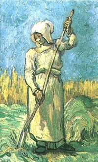 peasant-woman-with-a-rake-after-millet-1889